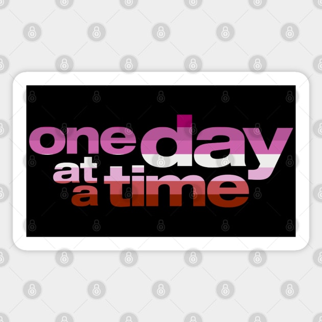 Lesbian Pride / One Day at a Time Logo Sticker by brendalee